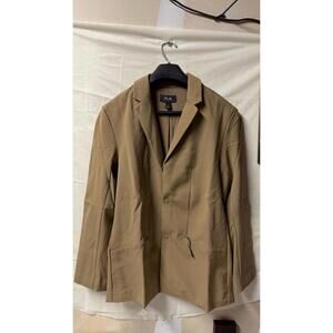 FLX Men’s Blazer Jacket Size M Tan Stretch Casual Urban Style‎ NWT $135